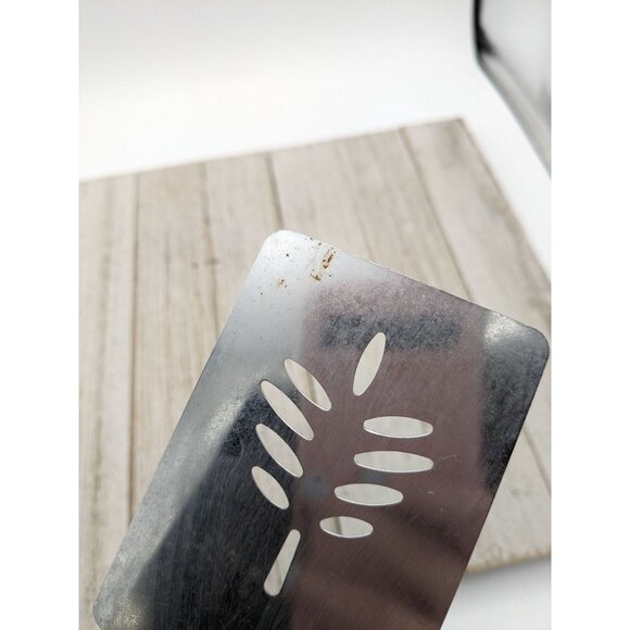 Slotted Short Spatula Pink Mauve Plastic Handle 11" Korea - Picture 8 of 8